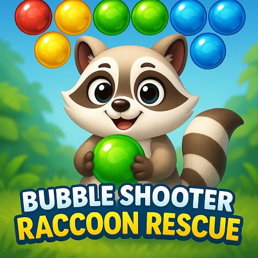 Bubble Shooter Raccoon Rescue