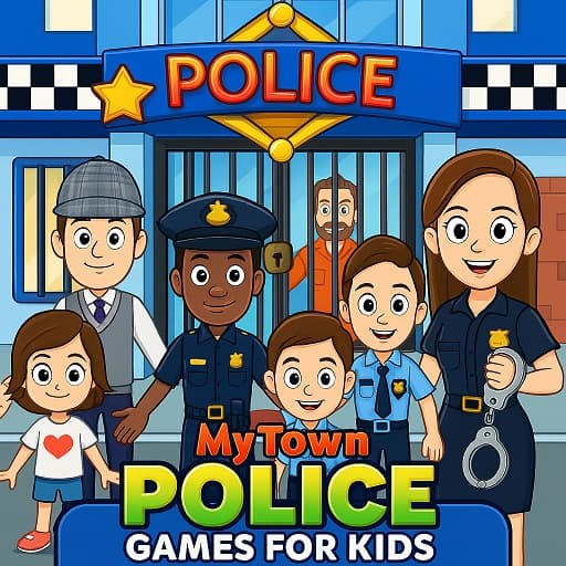 My Town Police Games For Kids
