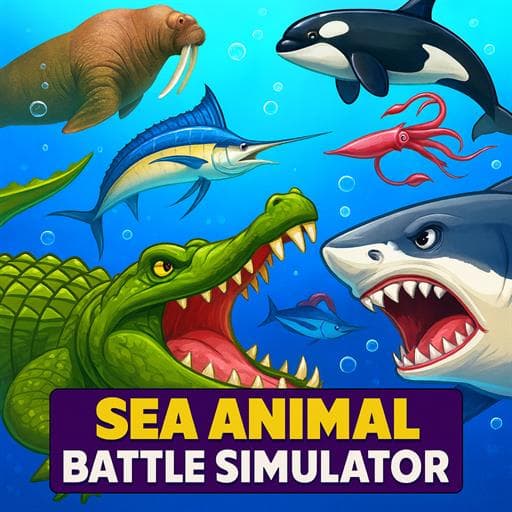 Sea Animal Battle Simulator